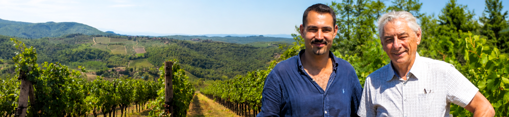 La Casa di Bricciano Rory de Pentheny O'Kelly and Eddy Vandeputte wine curator