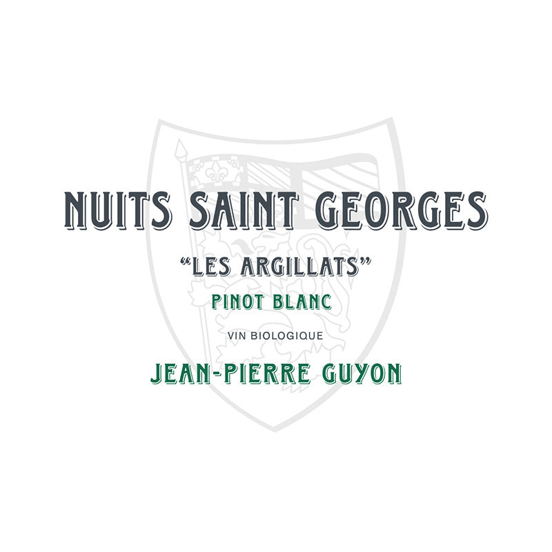 Domaine Jean-Pierre Guyon Nuits-Saint-Georges 'Les Argillats' 2024 Blanc