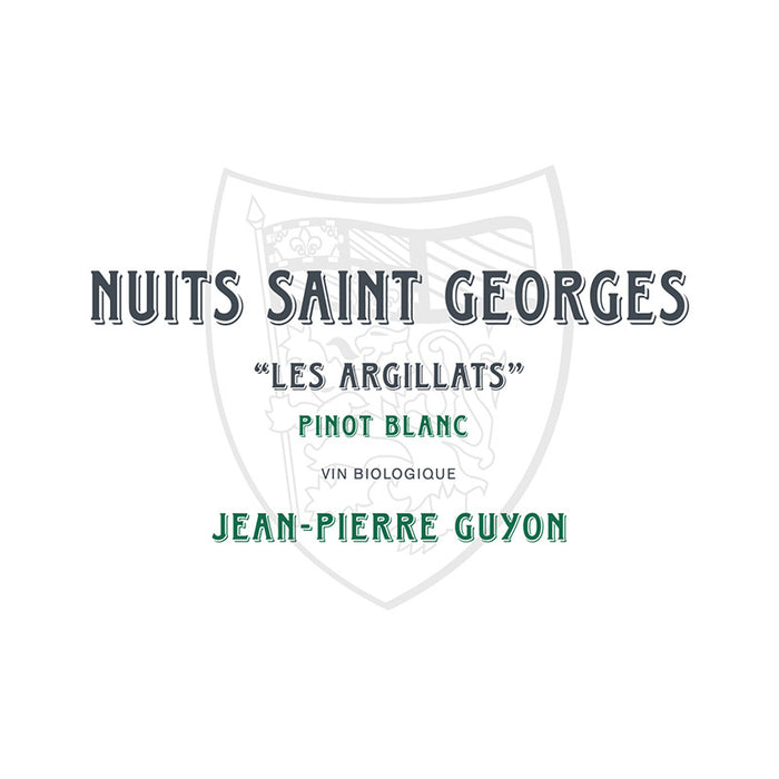 Domaine Jean-Pierre Guyon Nuits-Saint-Georges 'Les Argillats' 2021 Blanc
