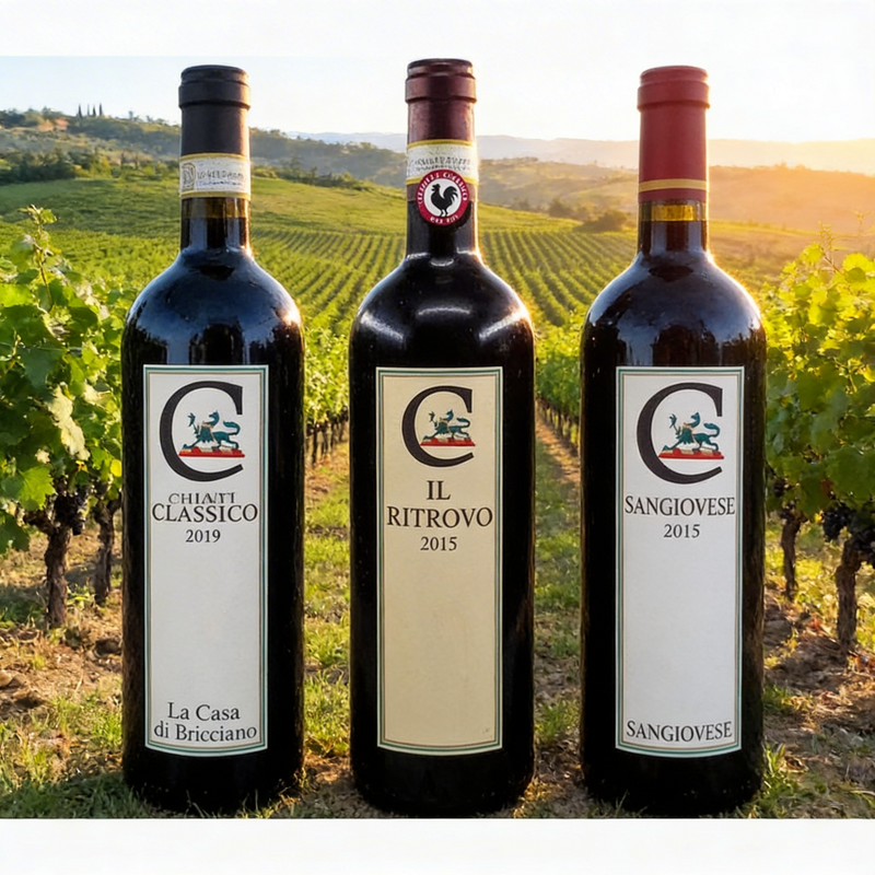 La Casa di Bricciano Tuscan Wine Tasting Package