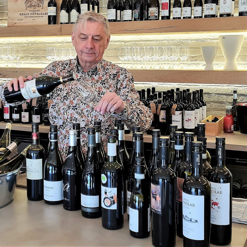 Wijnproeverij door the.organic.wine.man